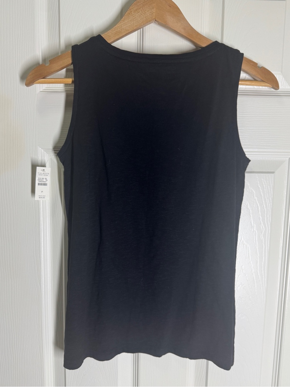 NWT Talbots Embroidered Boho Knit Tank Top Sz. Petite - Picture 3 of 4